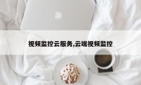 视频监控云服务,云端视频监控